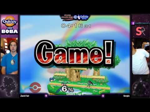 SSBM @ Quickly 9 - Zack Fair (Jigglypuff) vs. Sergio (Marth) - Losers Top 8