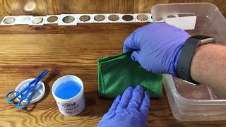 Cleaning Silver Coins with e-Z-est Coin Cleaner  - Product Review