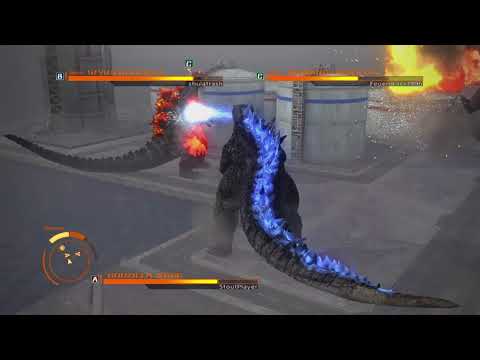 GODZILLA PS4 : Godzilla 2014 vs Burning Godzilla vs SpaceGodzilla