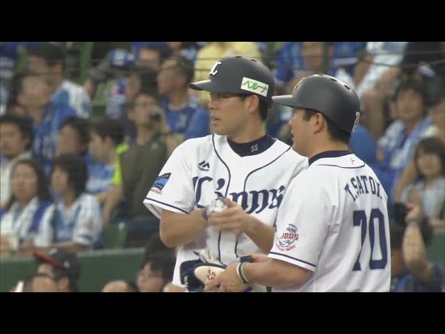 【2回裏】変化球にうまく反応!! ライオンズ・秋山のタイムリーヒット!! 2017/6/10 L-DB