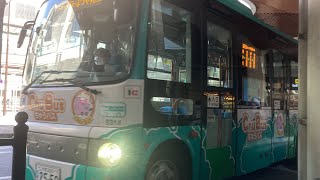 府中市ちゅうバス(東京)車窓 府中駅→分倍河原駅・中河原駅/ よつや苑西ルート 府中駅1329発(循環)