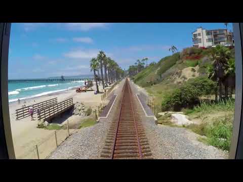 Amtrak Pacific Surfliner Time-Lapse from San Diego to Los Angeles