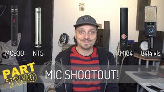 Video thumbnail for MIC SHOOTOUT Beyerdynamic MC930 vs Neumann KM184 vs Rode Nt5 (Part 2) by HORTOSONIC LAB