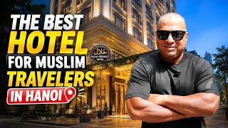 Halal-Friendly Hotel in Hanoi for Muslim Travelers | Room Tour, Halal Breakfast 