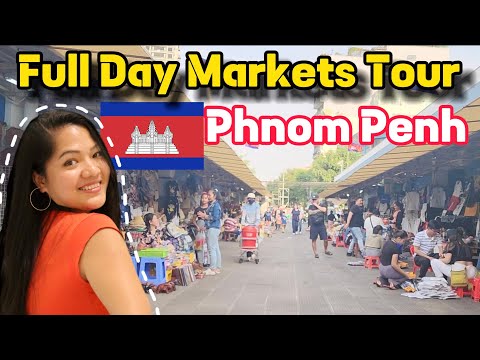 Cambodia day markets Full day tour | Olympic Market & Central Market