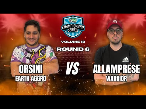 Goat Championship Series Vol.18 - Round 6 Earth Aggro (Orsini D.) VS Warrior (Allamprese A..)