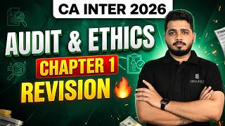 CA Inter Audit Chapter 1 Revision in One Shot 🔥 | Audit & Ethics 2026 | CA Karthik | ArivuPro