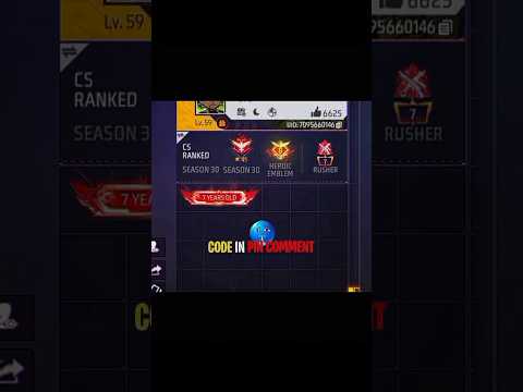 FF 7 YEAR OLD TITLE BIO CODE 💀 🔥☠️ #ffshorts