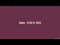 Gecko - 6:30 ft. NSG (lyrics)