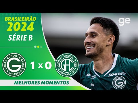 Gols e lances de Goiás x Guarani