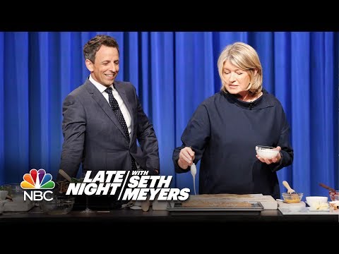 Martha Stewart Teaches Seth How to Make Strata and Homemade Pop-Tarts