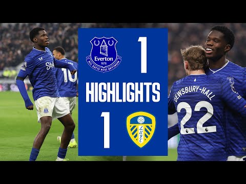 EVERTON 1-1 LEEDS UNITED | Premier League highlights