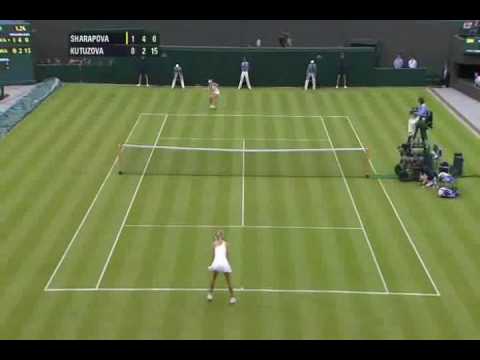 Sharapova v Kutuzova 2nd Set Highlights