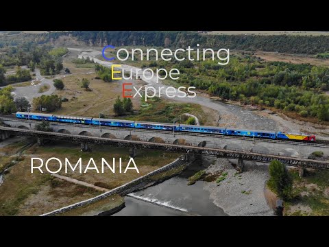 Connecting Europe Express in Romania & trainspotting at Bobolia, Prahova