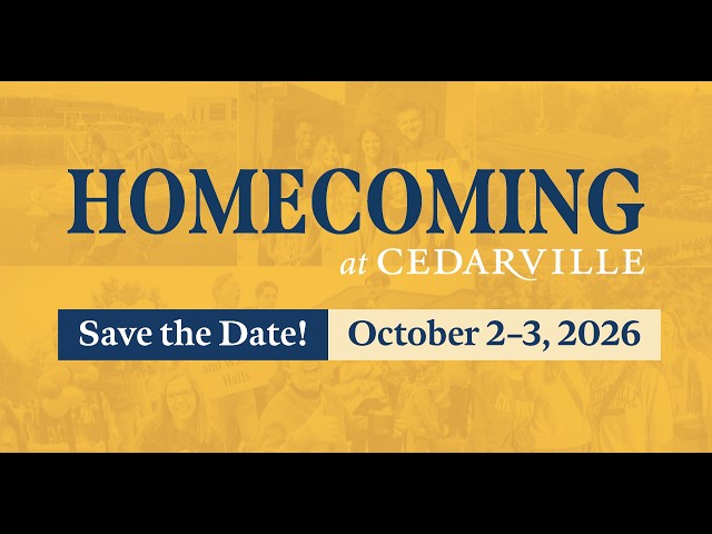 Thumbnail for video titled: Save the Date for Homecoming 2026!