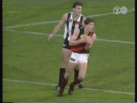 Round 20 Collingwood VS Essendon 1999 Justin Blumfield Dean Rioli