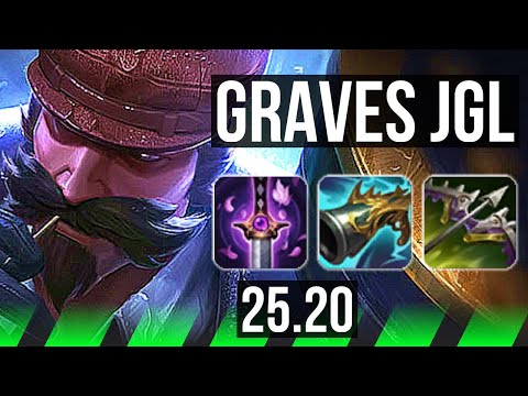 GRAVES vs MASTER YI (JGL) | Legendary | KR Master | 25.20