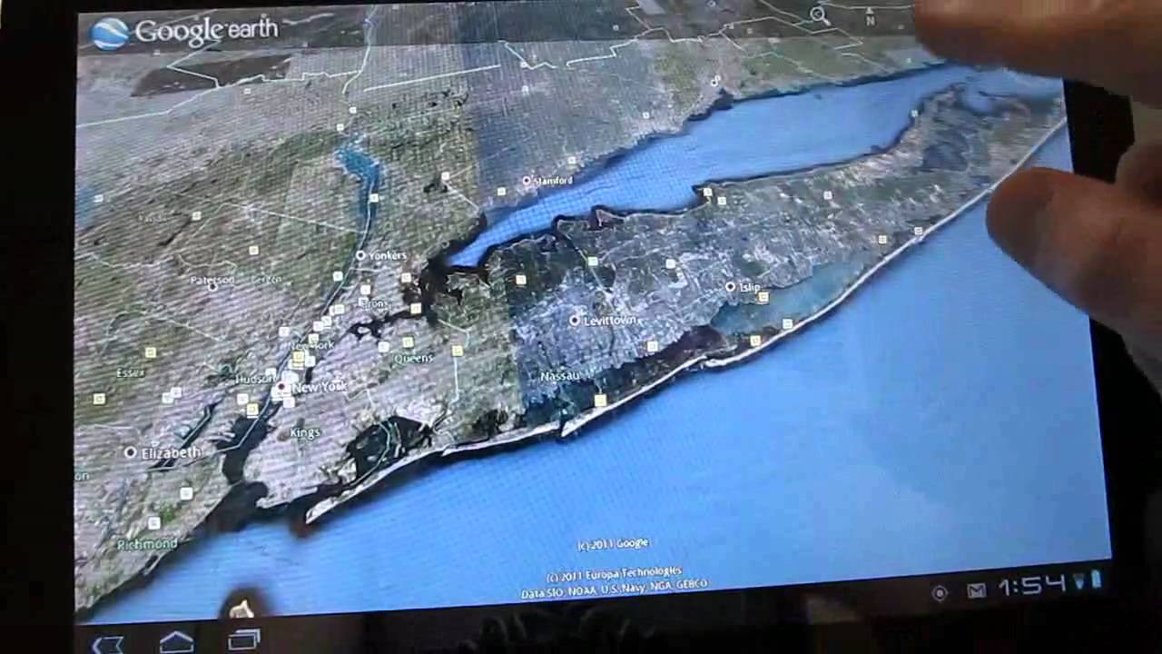 Google Earth for tablets