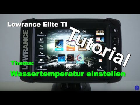 Lowrance Elite Ti Deusch | Wie installiere ich einen Geber | #allaboutfishing