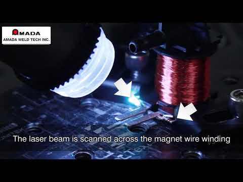 AMADA WELD TECH | Laser Wire Stripping of a Magnet Wire