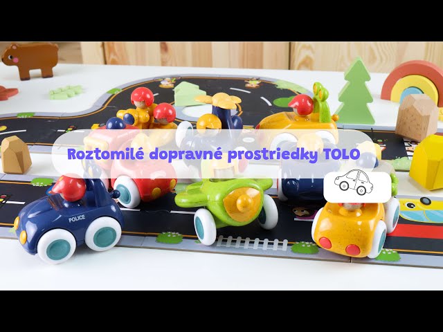 Tolo Sanitka barevná a veselá hračka s pohyblivými koly