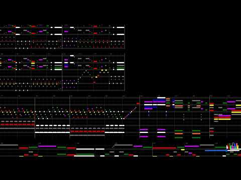 Tetris Theme Variations (arr. Kyle Landry) - visual analysis (rawl)