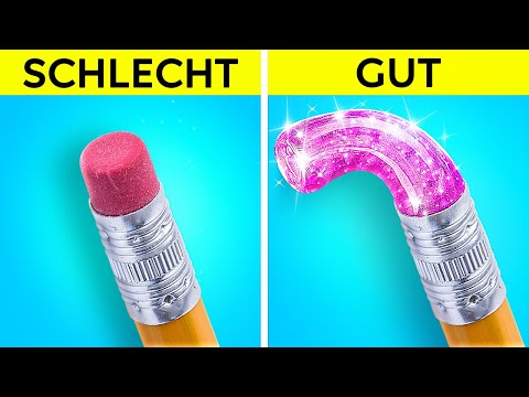 GUTE VS SCHLECHTE SCHULBASTELEIEN || Lustige DIY-Ideen! Nützliche Elternshacks von 123GO! TRENDS