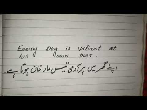 Every Dog is valiant at his own Door  .