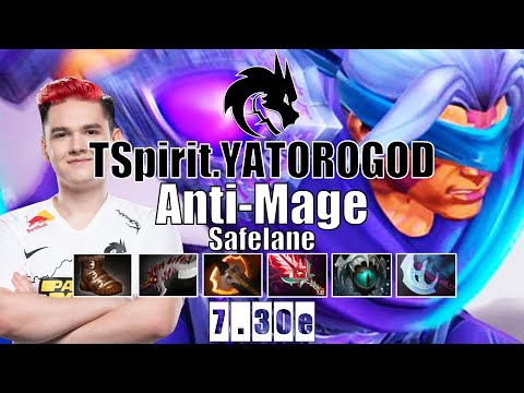 Anti-Mage Safelane | TSpirit.YATOROGOD | THIS IS HOW YOU PLAY ANTI-MAGE | 7.30e Gameplay Highlights