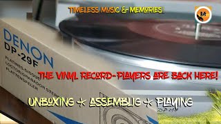 Video thumbnail for Turntable (Record player) DENON DP29F * Unbox * Assemble *  Test * by Timeless Music & Memories