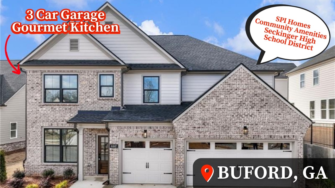 Living In Buford, GA | SPI Homes | Move-In Ready Home | Home Tour | Orchard Plan | Atlanta New Homes