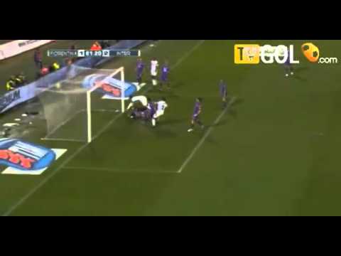 Fiorentina-Inter 1-2 - Gol de Pazzini - 16/02/2011