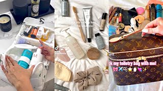 Pack My Toiletry bag Organizing TikTok Compilation
