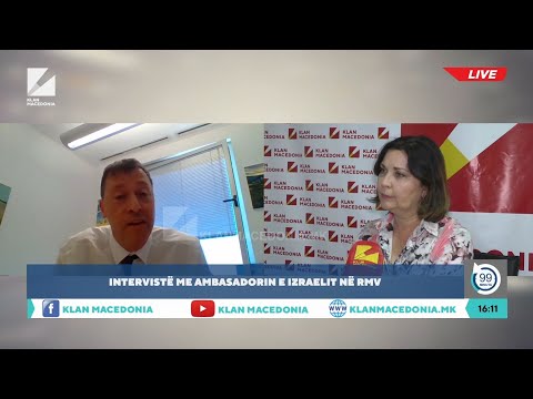 99 MINUTA | DAN ORJAN / INTERVISTË ME AMBASADORIN E IZRAELIT NË RMV