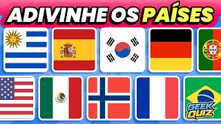 ⚽ ADIVINHE OS PAÍSES DA COPA PELA BANDEIRA 🚩 Quiz da Copa do Mundo