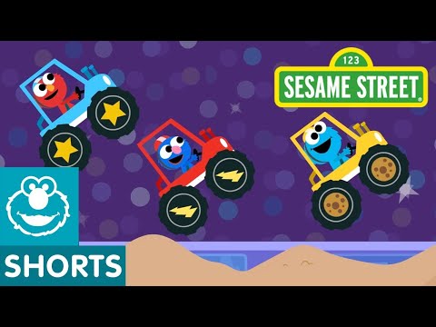 セサミストリート。モンスタートラックトラック｜マジカルカーレース #7 (Sesame Street: Monster Trucks Track | Magical Car Races #7)