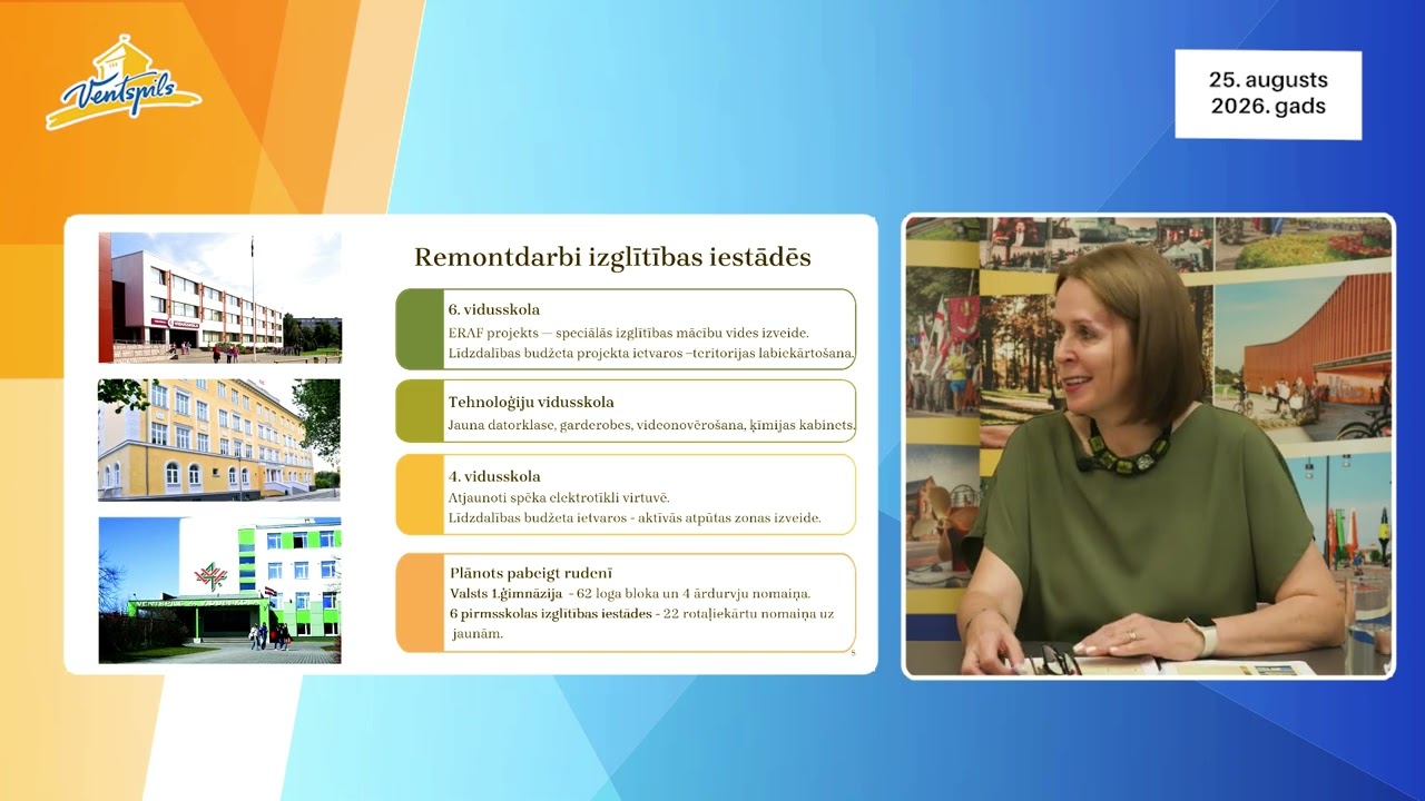 VIDEO: Jana Bakanauska par aktualitātēm izglītībā – 25.08.2026.