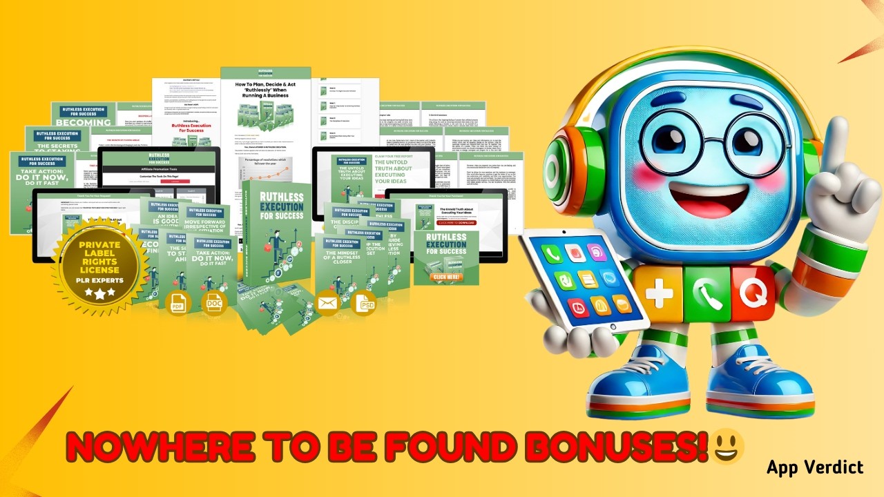 Ruthless Execution For Success PLR Review – How to Rebrand & Sell This Like a Pro!