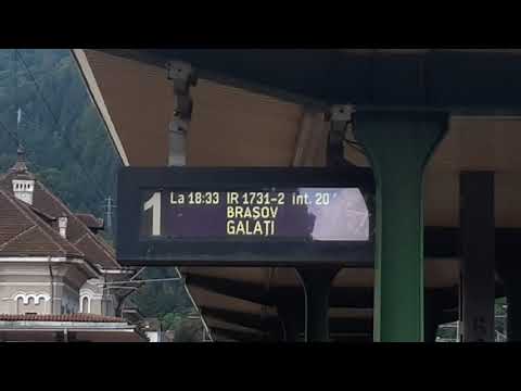 Anunț tren Inter Regio 1731 Brasov - Galați cu întârziere de 20 de minute
