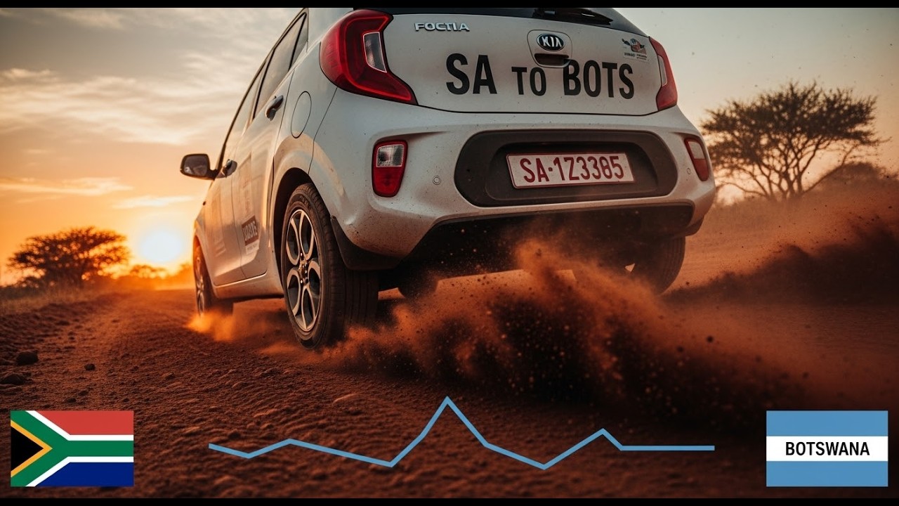 South Africa to Botswana Off-Road in a Kia Picanto?! | Endurance Test | Fuel Cost