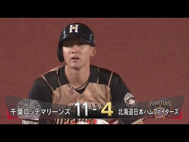 【6回表】ファイターズ・杉谷 フェンス直撃の2点タイムリー3ベースヒット!! 2020/8/14 M-F