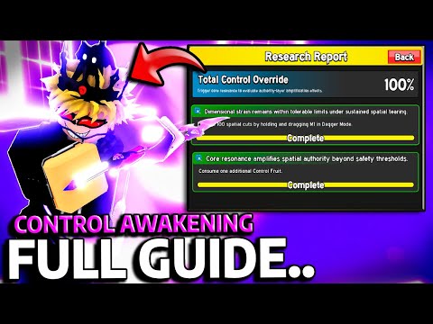 🌐NEW CONTROL AWAKENING FULL GUIDE!! | FULL CONTROL FRUIT AWAKENING | Blox Fruits