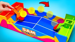 Wow! This DIY Tennis Table Actually WORKS! 🤯🏓
