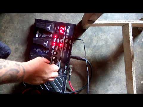 Boss ME-25 Loop jam clean/phaser/od/reverb/delay/
