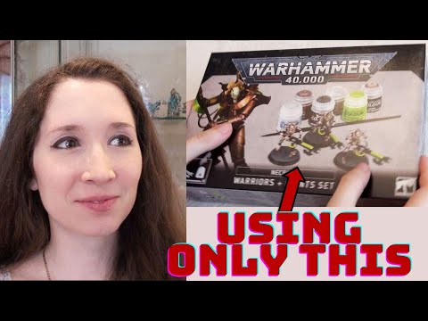 Painting Minis for Beginners - Necrons with the New Warhammer Paint Set