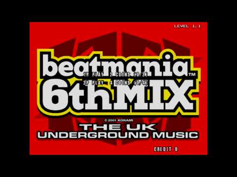 beatmania 6th mix arcade - title and demo (60 fps)