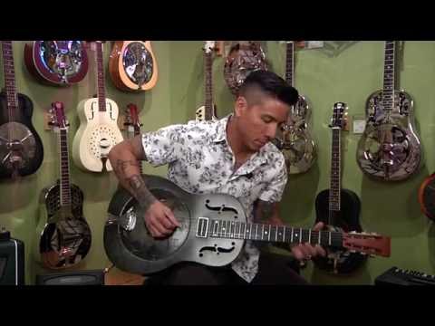 RJ Ronquillo plays our National NRP Black Rust Deluxe with Lollar Charlie Christian