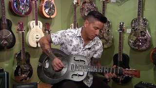 RJ Ronquillo plays our National NRP Black Rust Deluxe with Lollar Charlie Christian