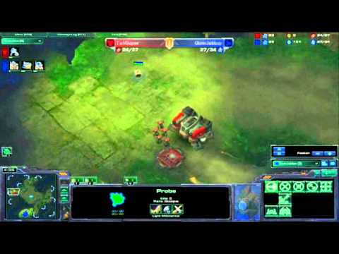 Starcraft 2: Defending the 3 Rax Marine-SCV All-In  -  PvT