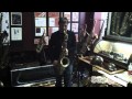 Chris Potter plays a Selmer gold plated Cigar Cutter tenor saxophone circa 1931 at Saxquest